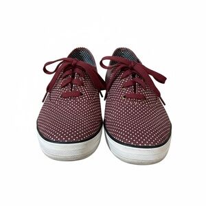 Keds Burgundy Polka Dot Sneakers size 11